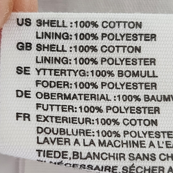 H&M Pleated Fully Lined A Line Swirl Pattern Cotton Skirt Size 12 - Picture 9 of 10